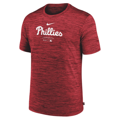 Philadelphia Phillies Authentic Collection Practice Velocity Men s Nike Dri FIT MLB T Shirt. Nike